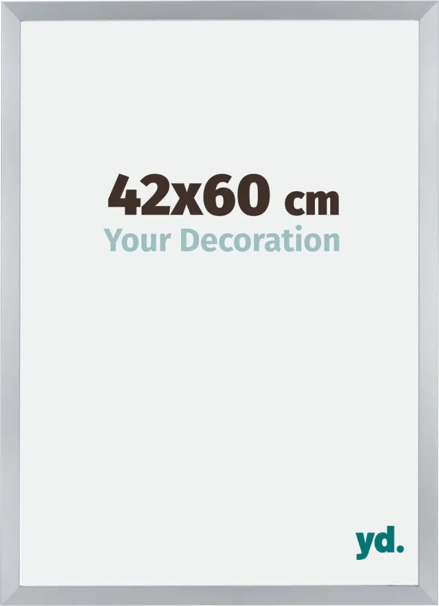 yd. Your Decoration - Fotolijst 42x60 cm - MDF - Zilver Glans - Catania