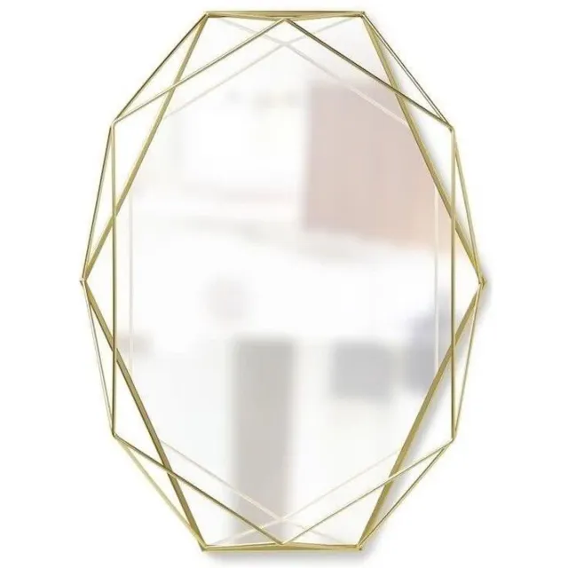Umbra wandspiegel Prisma - Messing