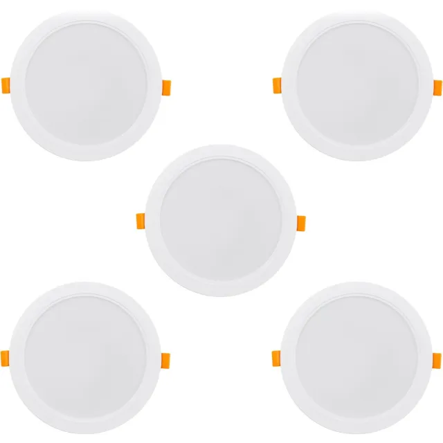 Maclean Set van 5 stuks Led-paneel - SLIM inbouw - 18W - Neutraal Wit 4000K - 170*26mm - 1900 lm, MCE372 R