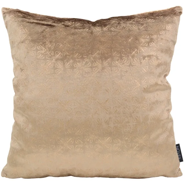 NOVÉE Velvet Glossy Zazi Goud Kussenhoes | 45 x 45 cm | Velvet/Polyester metallic goud