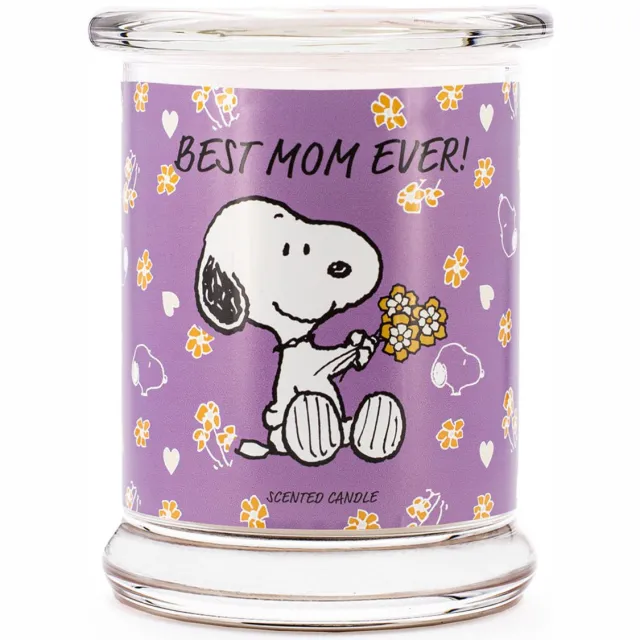 Peanuts Geurkaars - met tekst Beste mama ooit paars