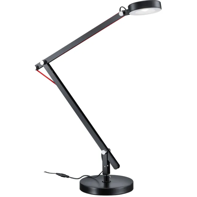 Trio AMSTERDAM - Tafellamp - Zwart - incl. 1x SMD 5 W