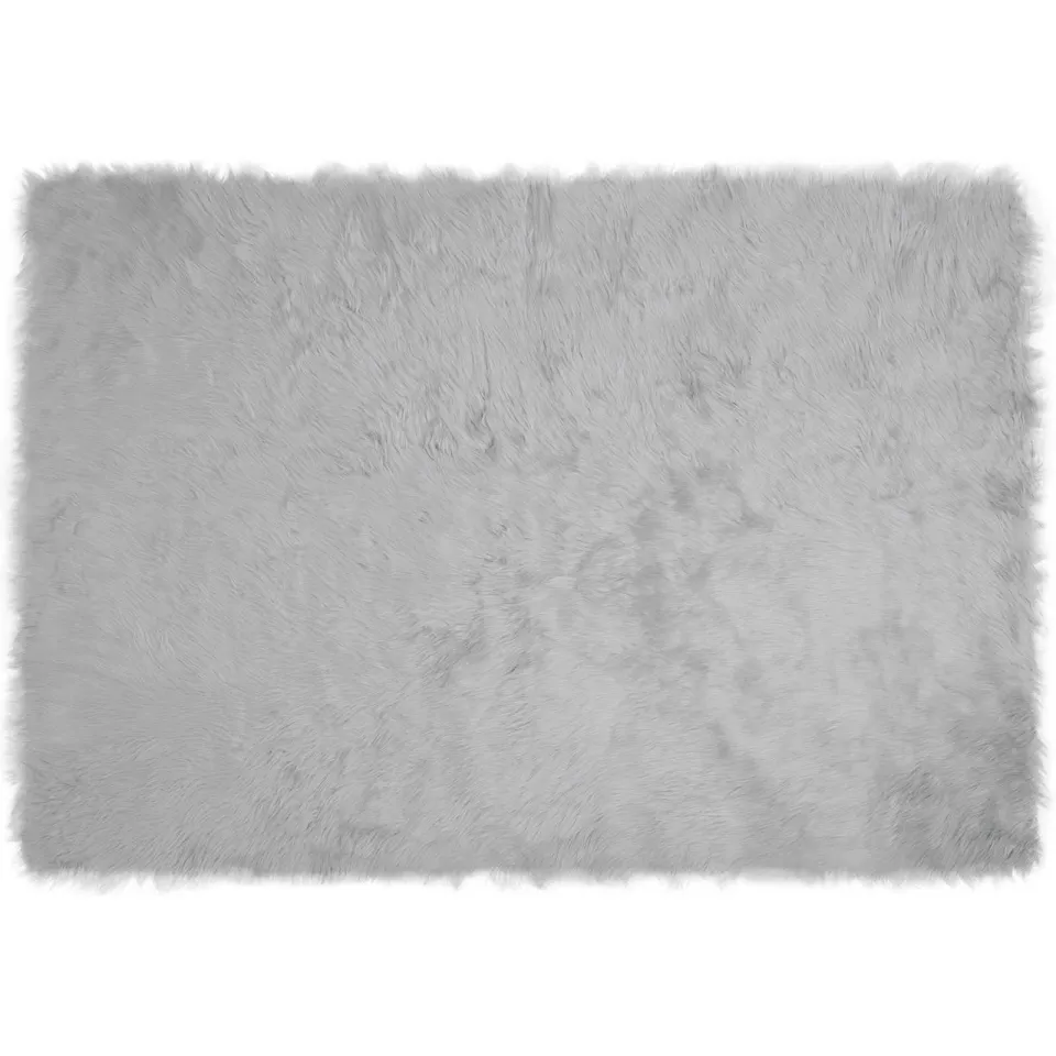 vidaXL Tapijt van imitatie TAFALLA Grijs 120 x 170 cm Polyester