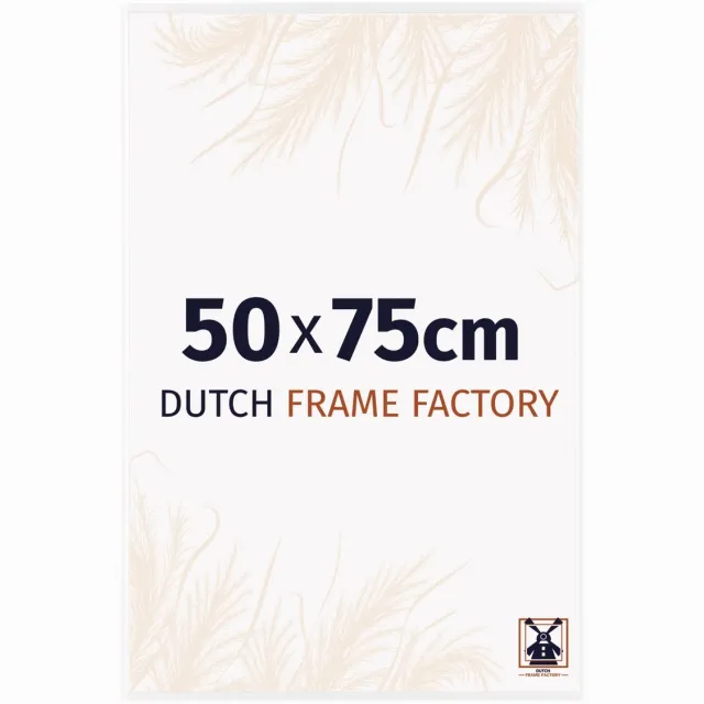 Dutch Frame Factory Fotolijst 50x75 cm - Kunststof - Wit Hoogglans - Easy