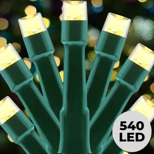 Lomera Kerstverlichting Binnen en Buiten - 540 LED Lampjes - Warme LED Verlichting E Kerstverlichting - Ip44 Kerstverlichting - 11,5 Meter Lichtslinger - Kerstboomverlichting - Duurzame Kerstlampjes