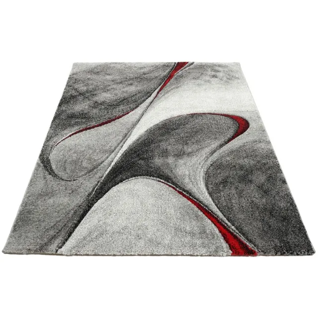 Merinos Vloerkleed Brilliance 662-910 Red-200 x 290 cm rood