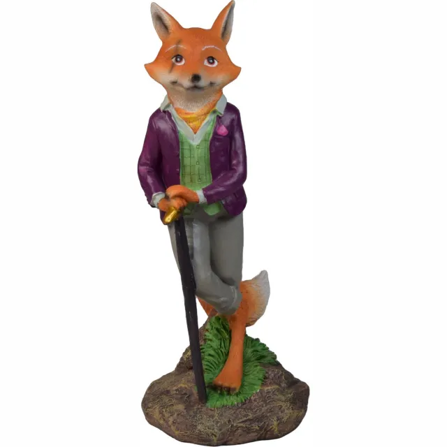 Peter Rabbit Outdoor Pieter Konijn Ornament - Mr Tod - 29 cm Oranje