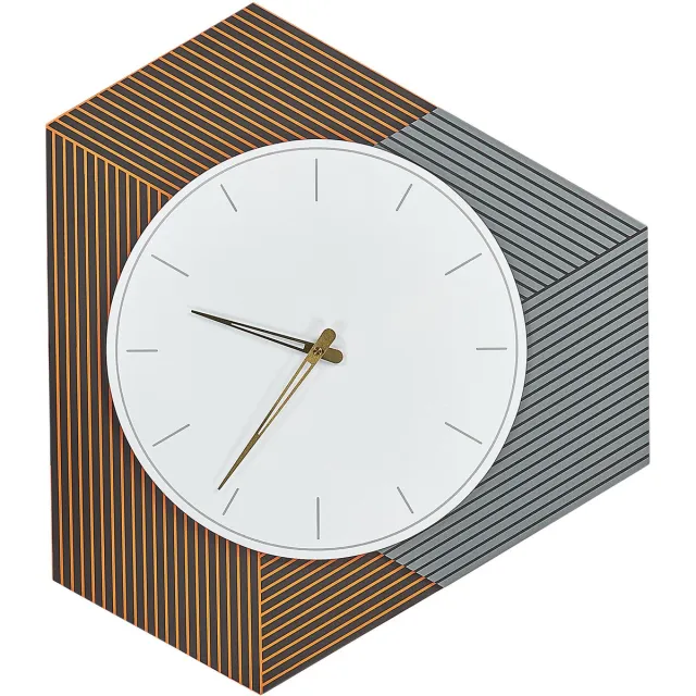 Beliani SAILON - Wandklok - Meerkleurig - MDF Wit