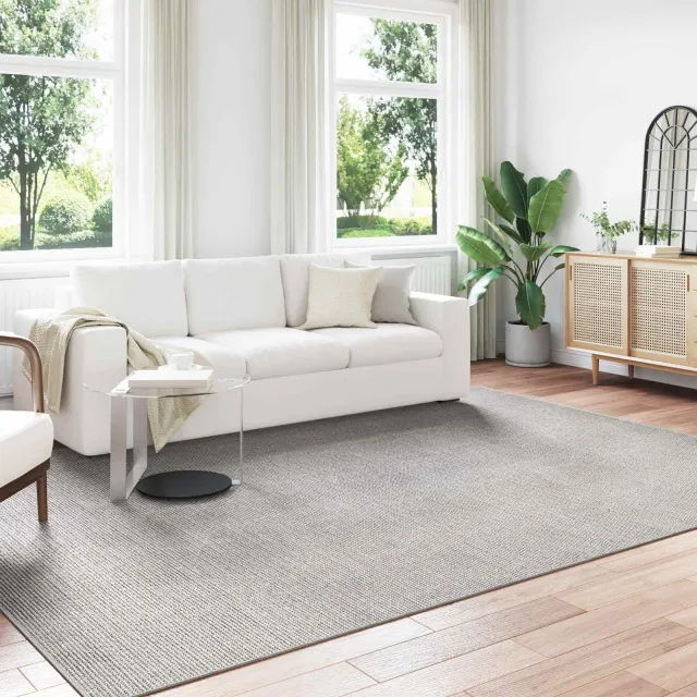 vidaXL Binnen kleed LUGO Crème en Grijs 240 x 340 cm Polyester, foto 2