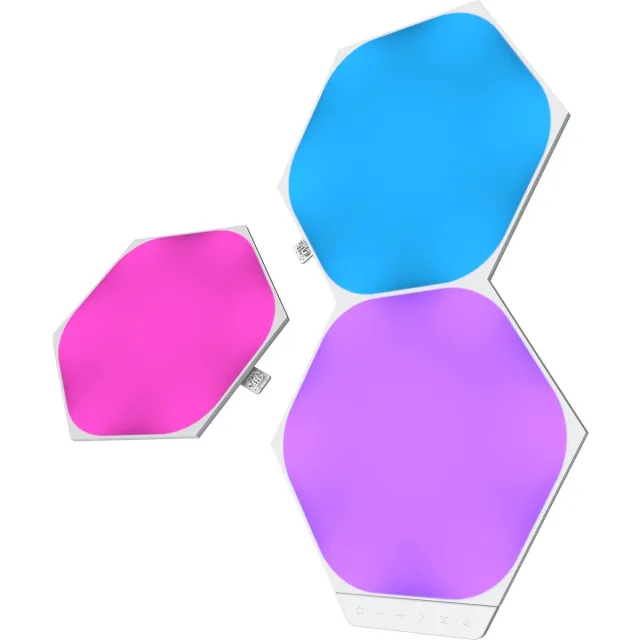 Nanoleaf Shapes Hexagons Uitbreidingspakket - 3 Panelen - Slimme Verlichting - Siri, Google, Alexa Wit