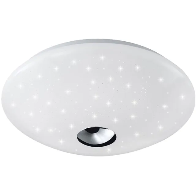 Wofi LED plafondlamp slaapkamer sterrenhemel spot 3-traps schakelaar dimmer WOFI 931501066385 Wit