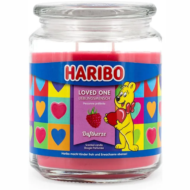Haribo Geurkaars - met geur Geliefde rood