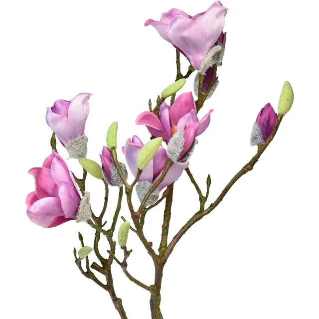 Viana Kunstbloem magnolia tak, magnolia roze 92cm