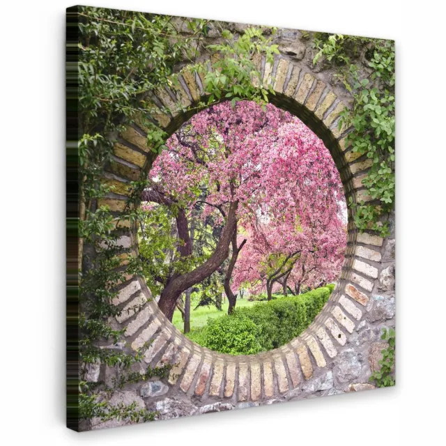 Famanu Canvas tuinposter voor buiten decoratie Zwart