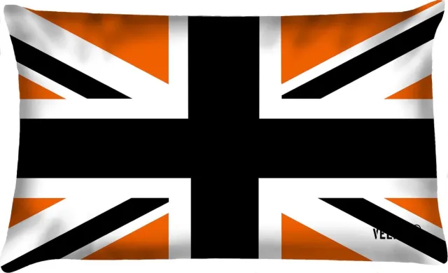 Velits outdoor Sierkussen - Buitenkussen Oitnb Waterafstotend Bootkussen Engelse Vlag - Multicolor - 60 Cm X 40 Cm oranje