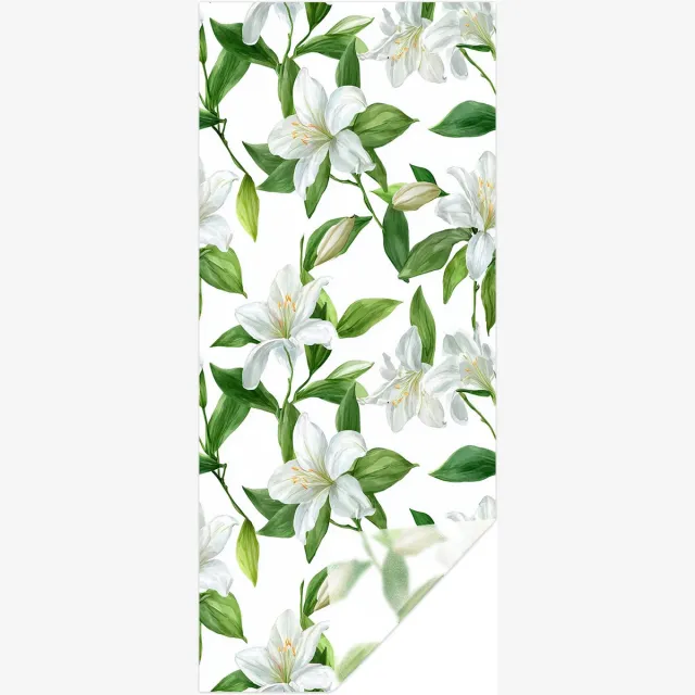 Trywise 1 Stuk - Raamfolie - Statische Raamfolie - Anti Inkijk Raamfolie - Matglas Privacyfolie - Raamfolie Zonder Lijm met Waterrimpel Relieef - Badkamer - 43 x 100 cm - SBW34