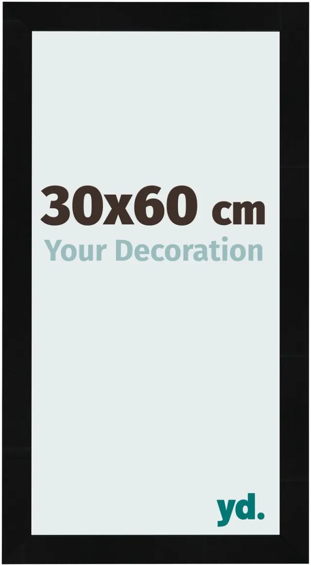 yd. Your Decoration - Fotolijst 30x60 cm - MDF - Zwart Hoogglans - Pisa