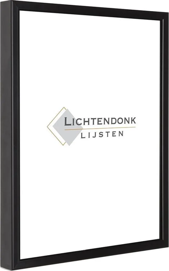 Lichtendonk Aluminium Wissellijst 90 x 90 Zwart - UV Werend Ontspiegeld Acrylite - Museum kwaliteit
