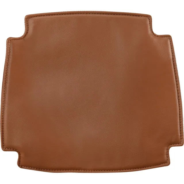 CD Furniture Stoel Kussentje voor Wegner Wishbone stoelen | Cognac / Bruin | PU Leer Wishwood Stoel Seatdot / Kussentje Bruin