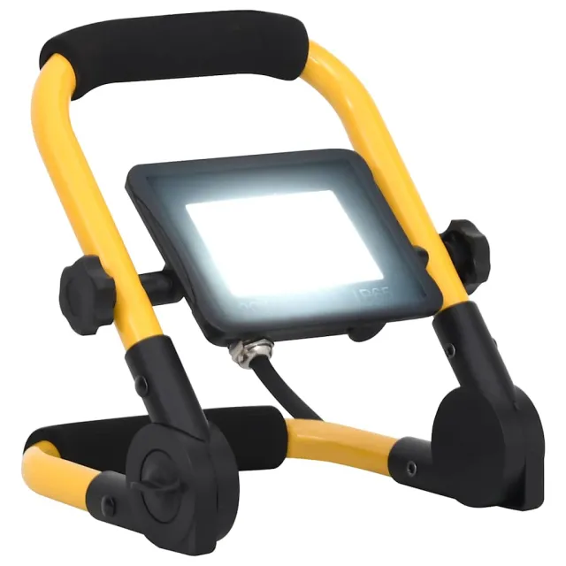 vidaXL Spotlight met handvat LED 20 W koudwit Zwart