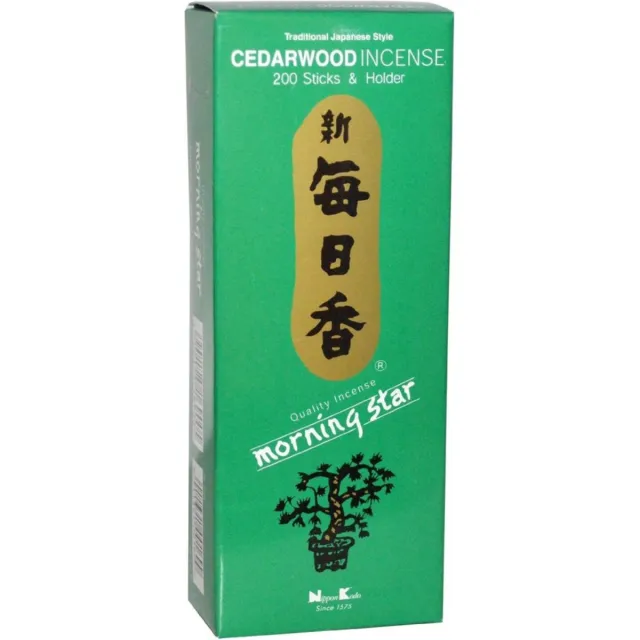 Yogi & Yogini Meditation Wierook Morning Star Cederhout - Cedarwood - 70 g - (200st.)