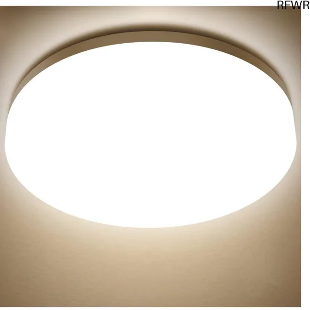 RFWR Ronde 18W LED-Plafondlamp - Waterdicht en Energiebesparend - Ideaal voor Badkamer, Keuken en Slaapkamer Neutraal wit