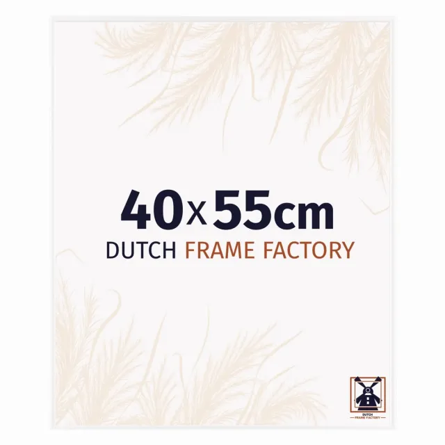 Dutch Frame Factory Fotolijst 40x55 cm - Kunststof - Wit Hoogglans - Easy