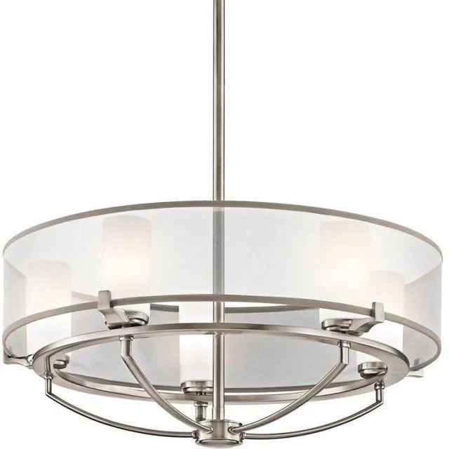 Arafura Lighting Moderne Saldana Kroonluchter met kap | 5 lichts Geen