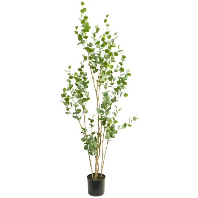 PrettyPlants Eucalyptus Kunstplant 210cm groen