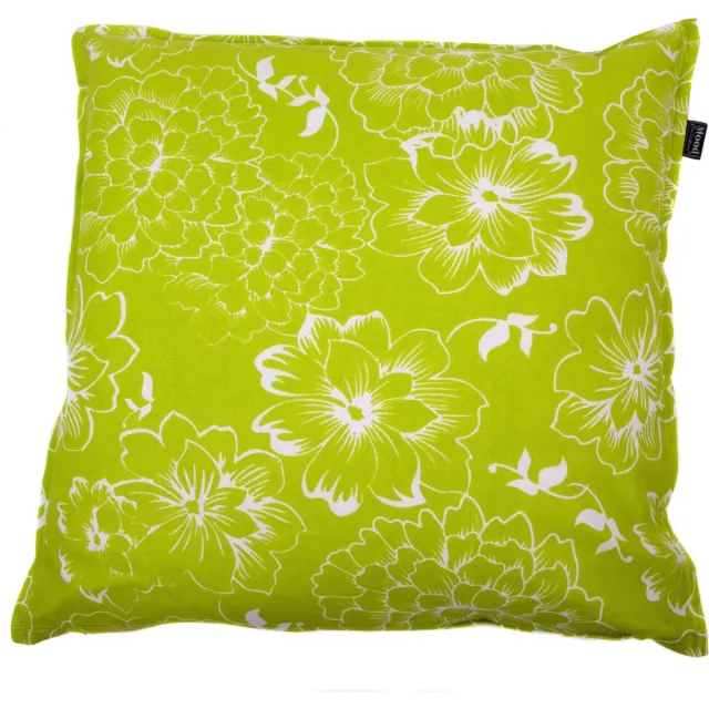 In The Mood Tropic Flower - Sierkussen - Lime 50x50 cm Groen