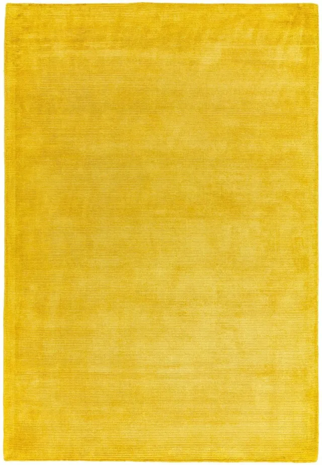 easy living Reko-Rug-mustard Vloerkleed - 200x300 - Rechthoek - Laagpolig Tapijt - Klassiek - Geel