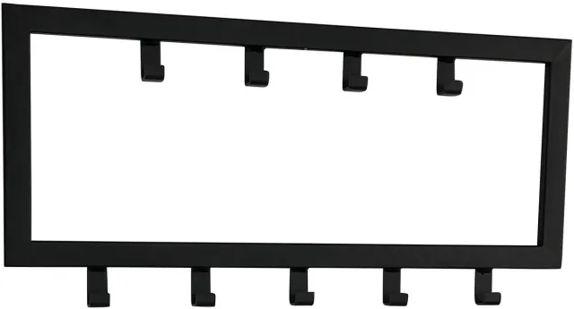 LT-Luce Kapstok Joy Mat Zwart 9 Haken 60cm