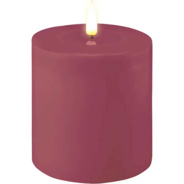 Deluxe Homeart DeluxeHomeart Led kaars Magenta 10x10cm