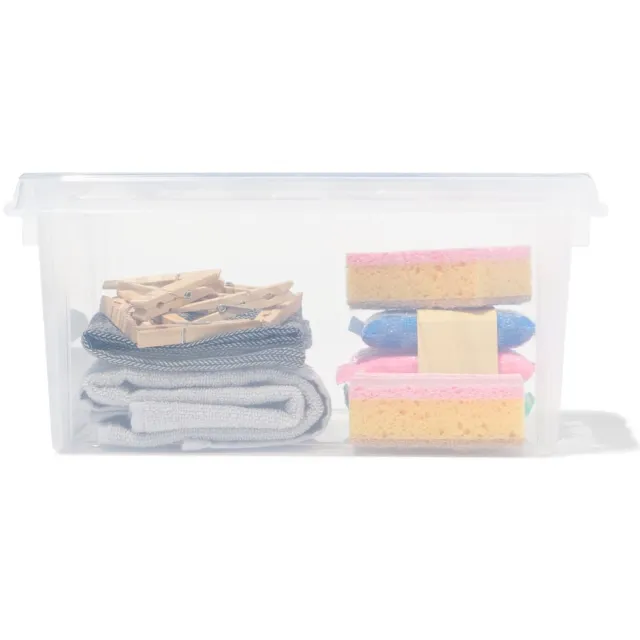 HEMA Opbergbox 8L Brussels transparant 34x25x16cm
