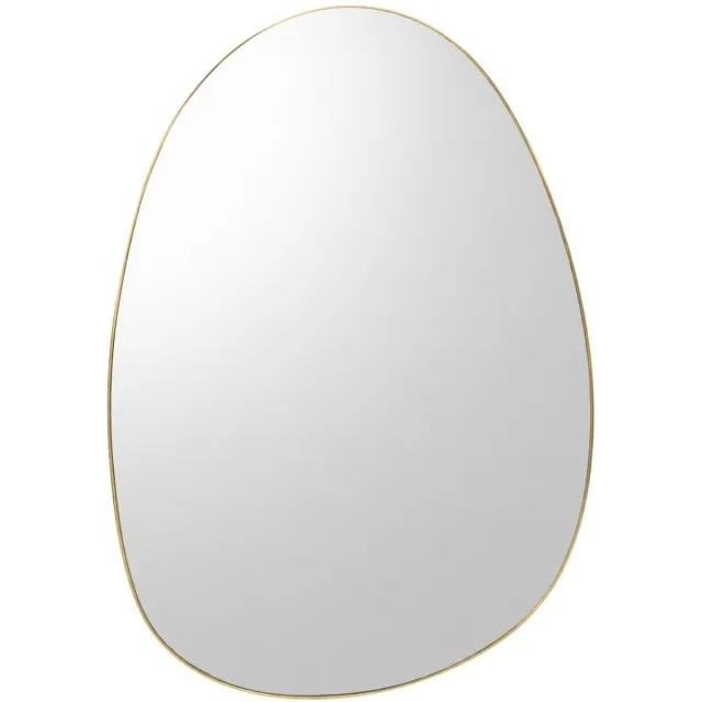 SCENA LIVING Decoratieve spiegel KALY 75 x 55 cm, asymmetrisch, gouden lijst