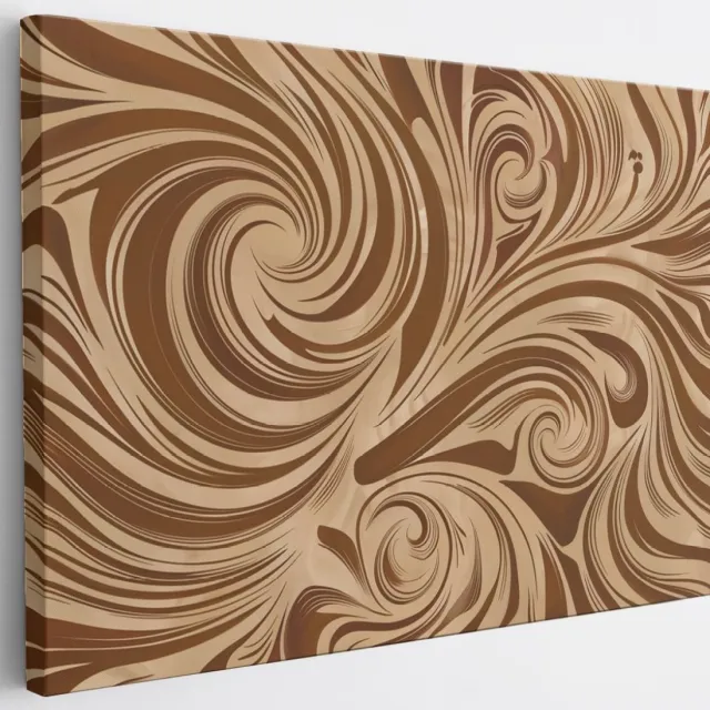 Saammp Canvas Schilderij - creme - Abstract - 50x40 - Foto op canvas - Wanddecoratie - Muurdecoratie Woonkamer - Slaapkamer decoratie - Canvas Print Multicolor
