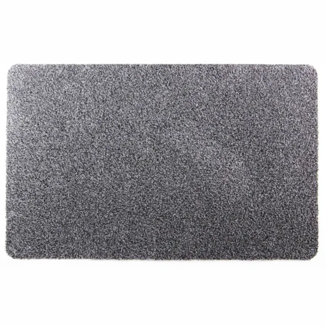 123deurmatten.nl Droogloopmat grijs 60x100cm - 9mm - Premium anti-slip deurmat - Wasbaar en droger - Deurmat binnen