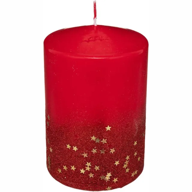 Feeric lights & Christmas Decoratieve kaars met verloop, 90 g rood