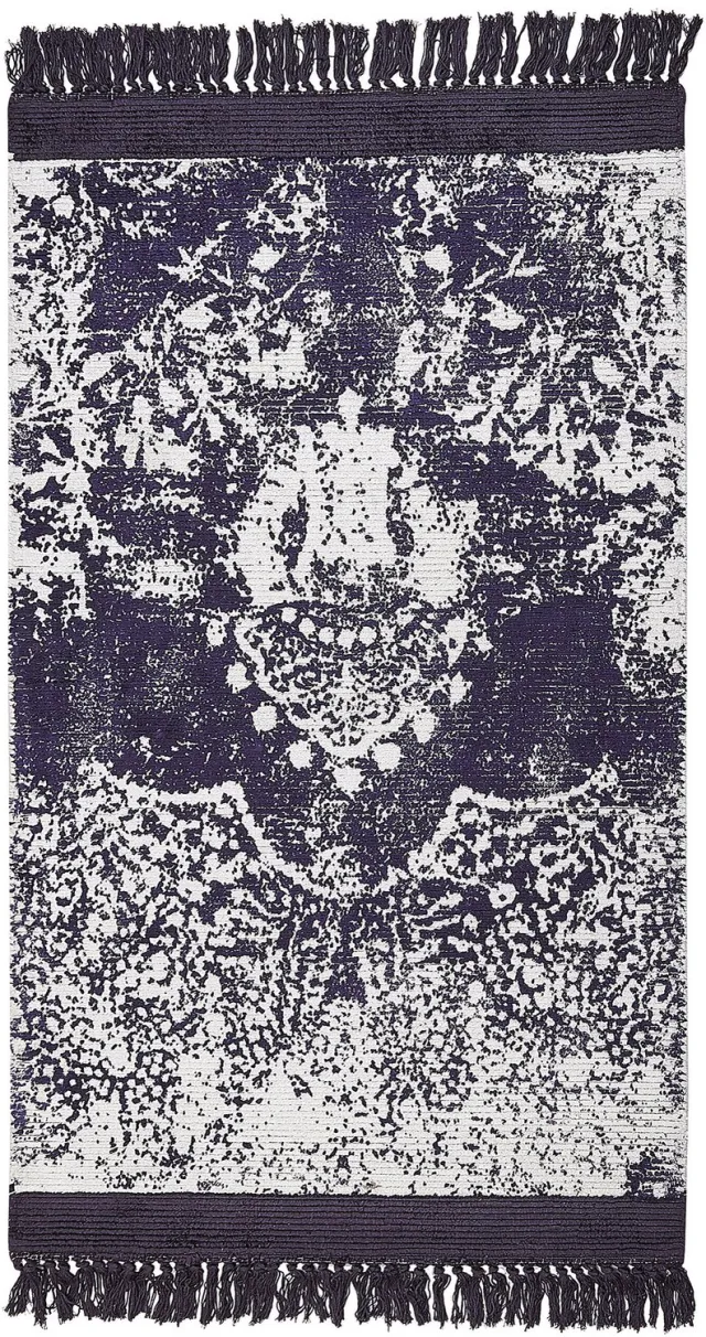 Beliani AKARSU - Vloerkleed - Wit - 80 x 150 cm - Viscose
