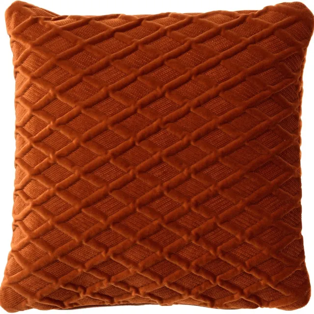 Hoii ANTOINETTE | sierkussen 45x45 cm | Potters Clay | Terracotta| Hoii | met duurzame kussenvulling