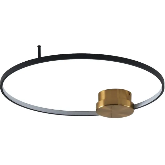 KOSILUM Alisa - Plafondlamp - Zwart en goud - Staal, aluminium en siliconen