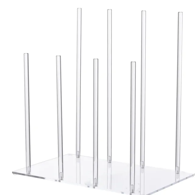 Famanu Staand schoenenrek van stevig acryl, transparant en robuust