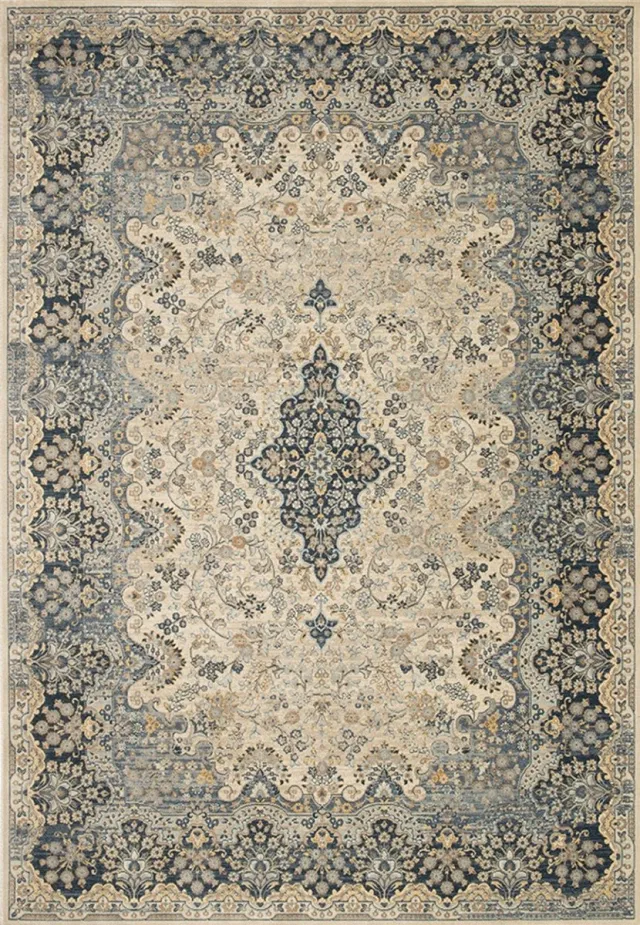 Acsento Chiara 1018 Beige Sand Vloerkleed - 240 x 340 cm - Beige - Rechthoekig - Wol, Viscose - Eetkamer, Woonkamer, Slaapkamer - Abstract - Modern