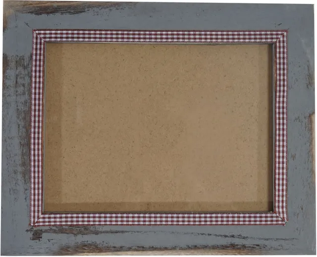 MCW Fotolijst T246, fotolijst muurframe, 21x26cm hout shabby look landhuis ~ grijs