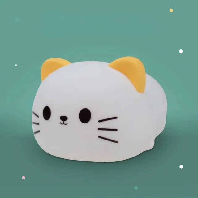 ECO-Light Mary’s - Nachtlamp - Sweet Kitty - Poes Wit