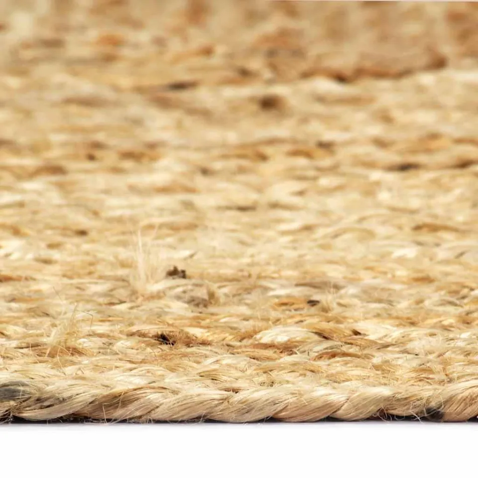 vidaXL Vloerkleed handgemaakt 80x160 cm jute naturel, foto 3