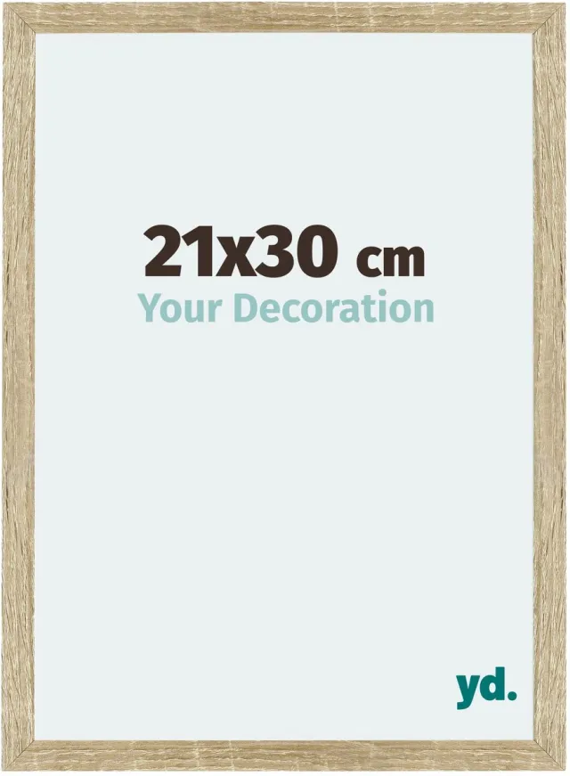 yd. Your Decoration - Fotolijst 21x30 cm - MDF - Sonoma Eiken - Mura