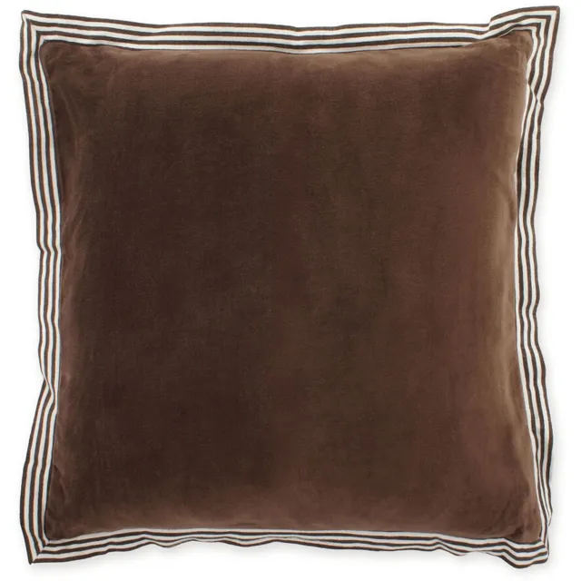 Walra Sierkussen Deep Earth - 50x50 - Bruin - 100% Katoen (BCI)