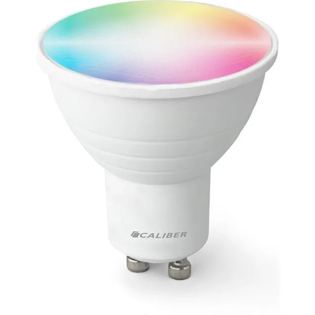 Caliber Smart Lamp GU10 - Slimme Lamp RGB en Warm Wit - Slimme verlichting - Spotjes Inbouwspotjes - LED Lamp Ledlamp - Dimbaar - Tuya Smart (HBT-GU10)
