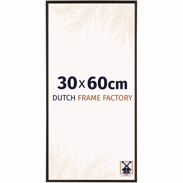 Dutch Frame Factory Fotolijst 30x60 cm - Kunststof - Antraciet - Easy
